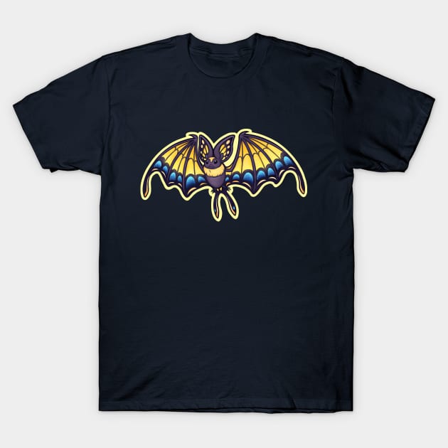 Butterfly Bat T-Shirt by DoomedDreamer